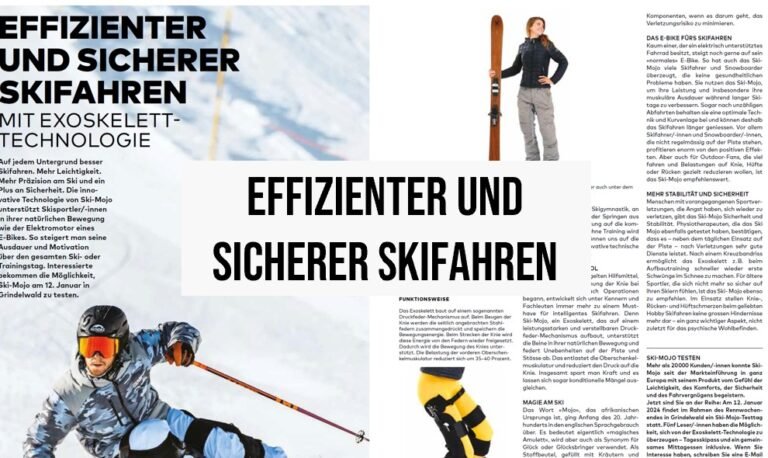 EFFIZIENTER UND SICHERER SKIFAHREN